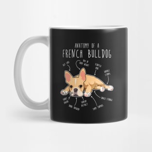 French Bulldog Anatomy Mug